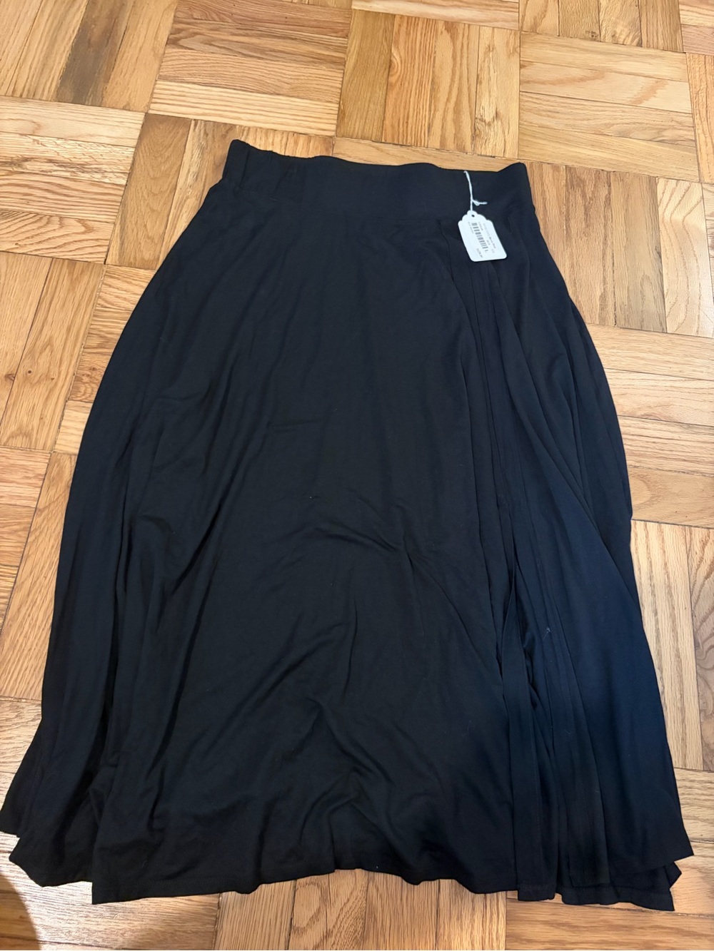 New Classic Black Women's Maxi Skirt With Slit